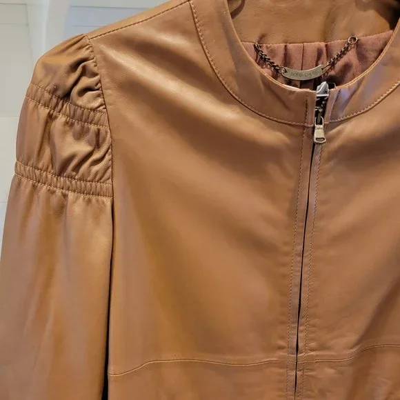 See by Chloe Caramel Color Leather Jacket/Coat-NWOT - Picture 2 of 13